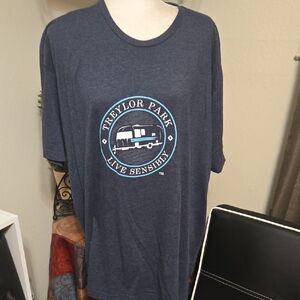 Next Level Apparel Navy Traylor Park Graphic Tee